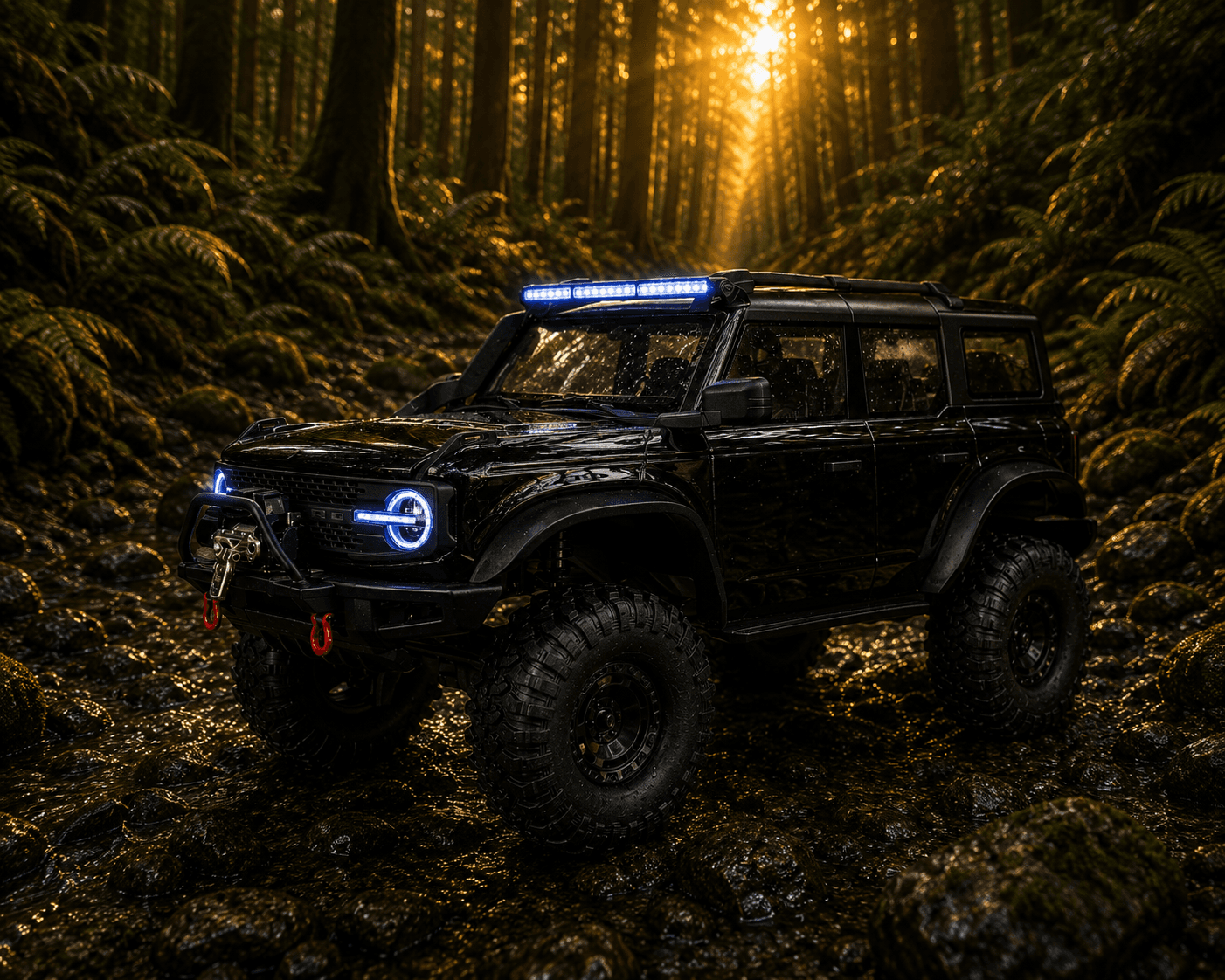 HB R1001 Bronco 1/10 Scale RC Crawler V2 (RTR)
